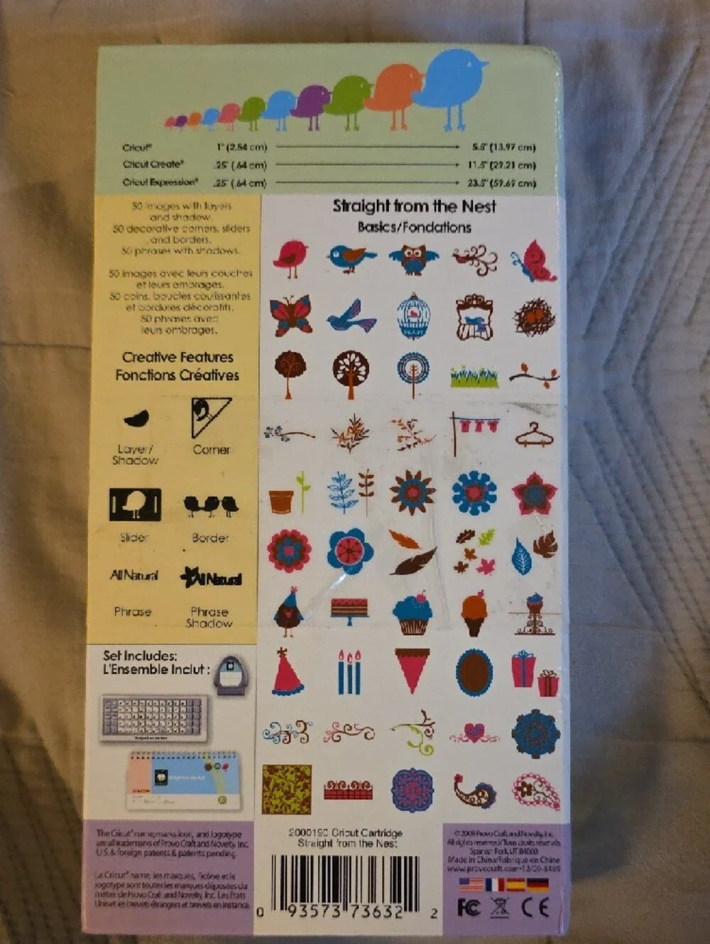 Cricut Straight From The Nest Cartridge